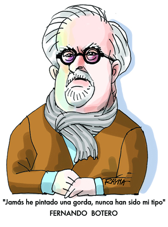 Caricatura Fernando Botero Por Rayma Prodavinci